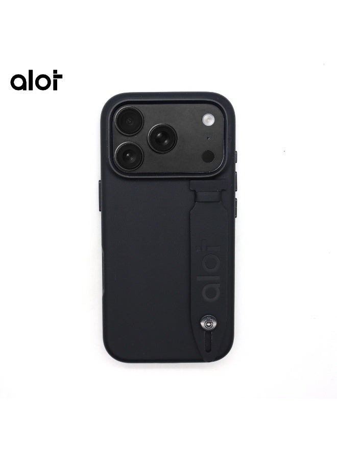 ALot Nobel 17 PRO MAX Magnetic MagSafe Case – Shockproof Protective Phone Cover with Wristband Strap, Raised Camera Protection, Wireless Charging Compatible, Slim Luxury Anti-Scratch Design - Image 1